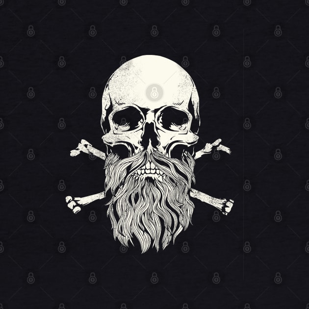 Bearded Skull by monolusi